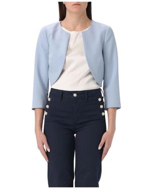 Liu Jo Elegante Bolero Jacke Himmelblau