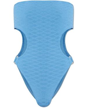 Bondeye Badmode ,Blauw ,Nylon Fane One-Piece Badpak