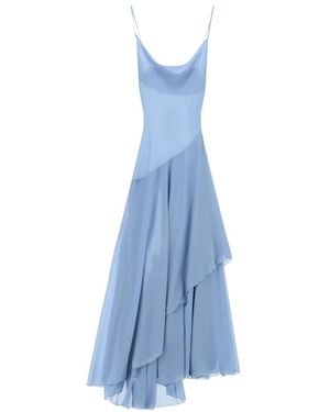 Imperial Kleedjes ,Blauw ,Polyester Abito Lungo