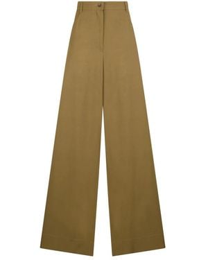 Alberta Ferretti Wide Trousers - Green
