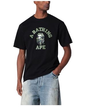 A Bathing Ape T-Shirts - Black