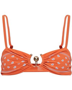 Christopher Esber Badmode ,Oranje ,Orbit Bikini Top - Rood