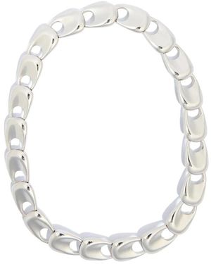 Liviana Conti Metalen Choker Ketting - Wit