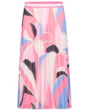 BETTY&CO Rokken ,Veelkleurig ,Chiffon Chiffonrock - Roze