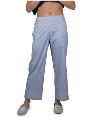 ALESSIA SANTI Wide Trousers - Blu