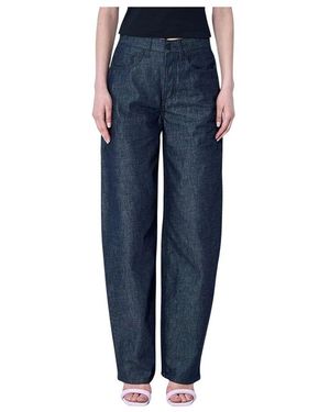 Mugler Denim Ballon Hose - Blau