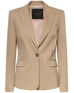 Pinko Jassen ,Linnen Blazers - Naturel