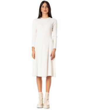D.exterior Midi Dresses - Wit
