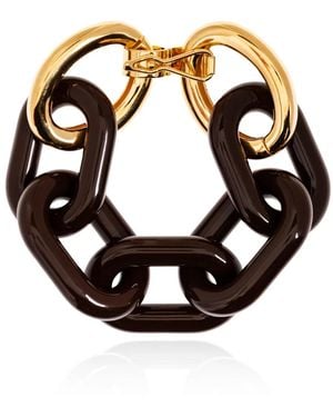 Marni Armband Met Decoratieve Schakels - Bruin