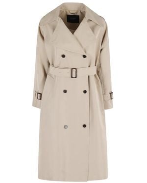 Seventy Doppelreihiger Trenchcoat - Natur
