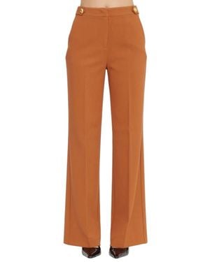 Nenette Wide Pants - Brown