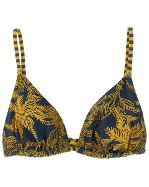 Eres Badmode ,Veelkleurig ,Hamac Triangle Bikini Top - Groen