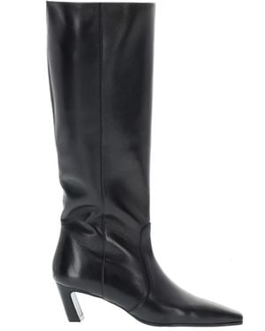 Stuart Weitzman Cowboy Boots - Black