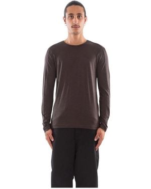 Transit Feine wolle langarmshirt - Braun