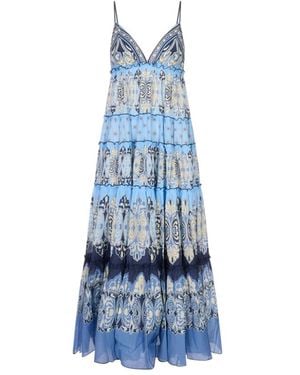 La DoubleJ Kleedjes ,Blauw ,Katoen Nymph Jurk Placée