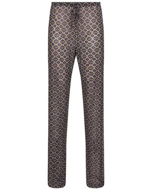 Dries Van Noten Slim-Fit Pants - Gray