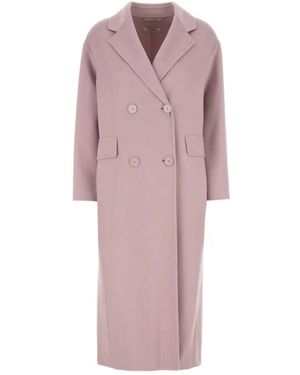 Max Mara Double-Breasted Coats - Rosa
