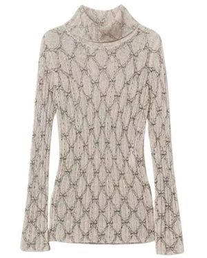 Twinset Truien & Vesten ,Maglia Dolcevita - Naturel