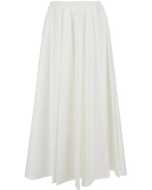 Givenchy A-Linien-Rock Mit Ausgestelltem Design - Weiß