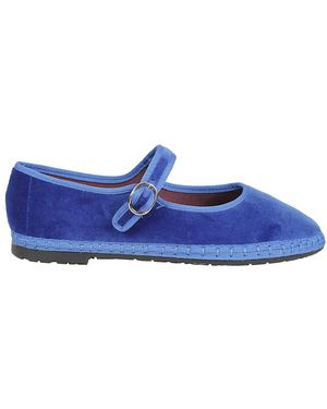 Flabelus Schoenen ,Blauw ,Platte Schoenen