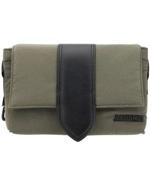 Jacquemus Ikonic Messenger Schultertasche - Grau