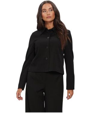 Object Objlisa Re L/S Short Blazer Jacket Noos - Zwart