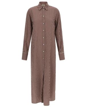 Le twins Shirt Dresses - Marrón