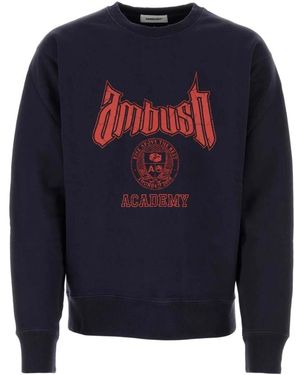 Ambush Mitternachtsblauer Pullover aus Baumwollmischung