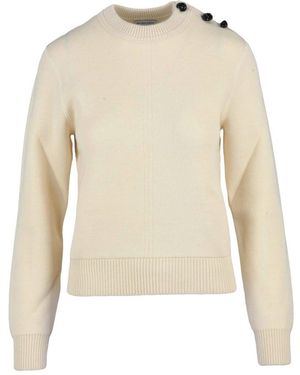 Bottega Veneta Round-Neck Knitwear - Neutro