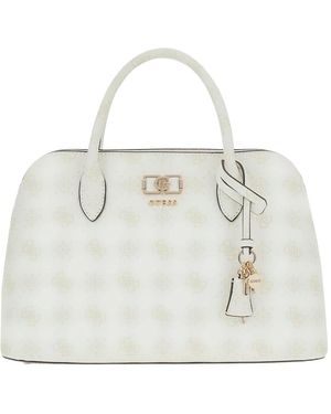Guess Tassen ,Wit ,Leer Emelie Logo Handtas