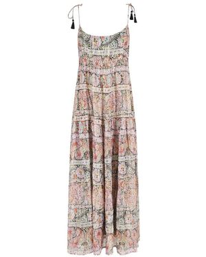 RIXO London Kleedjes ,Zwart ,Polyester Kamilah Long Dress