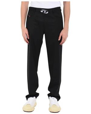 DIESEL Slim-Fit Trousers - Black