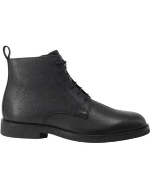 Geox Lace-Up Boots - Negro