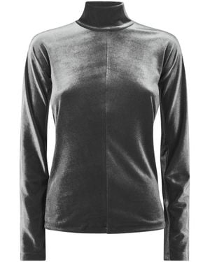 forte_forte Long Sleeve Tops - Black