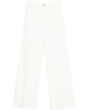 Victoria Beckham Wide Jeans - White