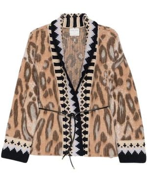 forte_forte Der Brit Leo Cardigan - Braun