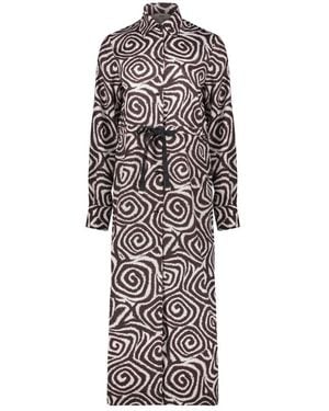 Herno Shirt Dresses - Brown