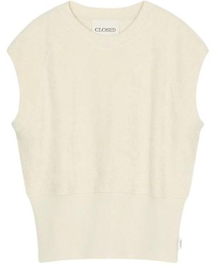 Closed Round-Neck Knitwear - Blanc
