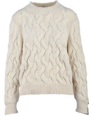 Panicale Round-Neck Knitwear - Neutro