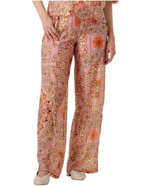 Object Broeken ,Veelkleurig ,Lichtroze Hoge Taille Pantalon