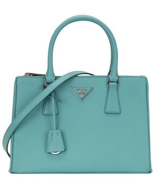 Prada Tassen ,Blauw ,Leer Giada Schoudertas