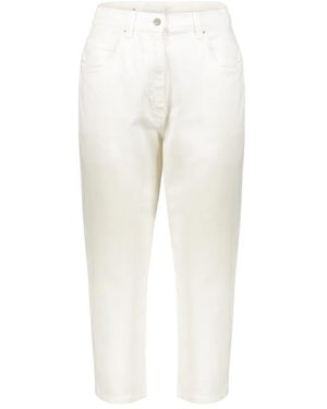 Fabiana Filippi Cropped Trousers - Blanc
