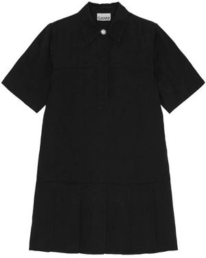 Ganni Short Dresses - Nero