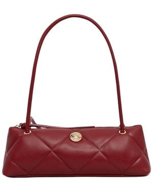 Twinset Gewatteerde Boller Tas Met Logo - Rood