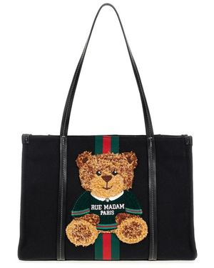 Rue Madam Shopping Bags - Black