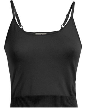 Deha Sleeveless Tops - Black