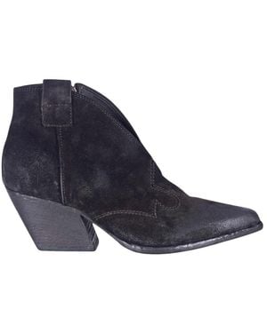 Elena Iachi Schoenen ,Zwart ,Cowboylaarzen - Blauw