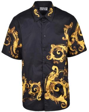 Versace Jeans Couture Short Sleeve Shirts - Nero