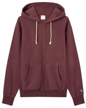 Champion Reverse Weave Zip Hoodie - Paars
