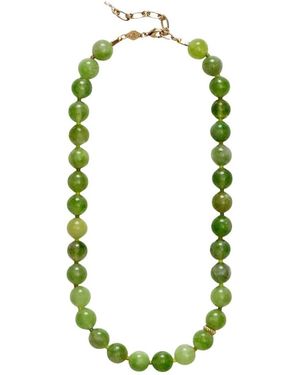 Anni Lu Accessoires ,Groen ,Ball Necklace